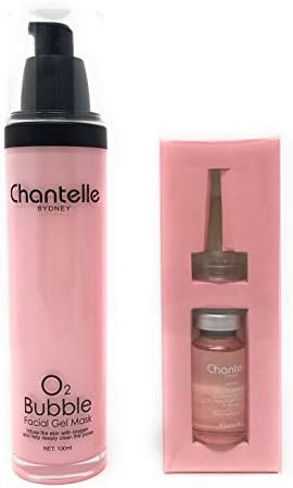 Chantelle Sydney Advanced O2 Bubble Facial Gel Mask 100ml,Gift Time! BUY one get one free Placenta Serum sample ($15 value), Oxygenate your face with O2 Bubble Mask, Deep Clean