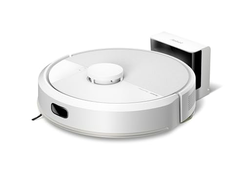 Roomba 105 Combo, Robot Aspirapolvere Lavapavimenti, Pulizia a 4 Fasi, Navigazione ClearView LiDAR, Rilevamento di Tappeti/Moquette, Pulizia Mirata, Controllo tramite App, Bianco