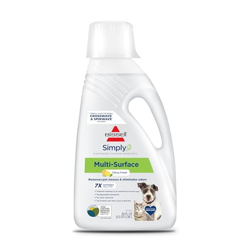 Bissell PET Natural Cleaning Formula, 80 oz, Clear, 80 Fl Oz