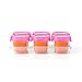 OXO Tot 2 ounce Baby Blocks Food Storage Containers, Pink