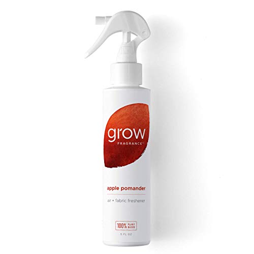 Grow Fragrance 100% Plant-Based Air + Fabric Freshener, 5 oz (Apple Pomander) Safe for Home - Limited Edition!