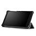 EpicGadget Case for New Lenovo Tab 7 (2017), Lenovo Tablet 7inch Lightweight Tri-Fold Stand Cover PU Leather Case For Lenovo Tab 7 (TB-7504F/TB-7504N/TB-7504X) Released in 2017 (Black)