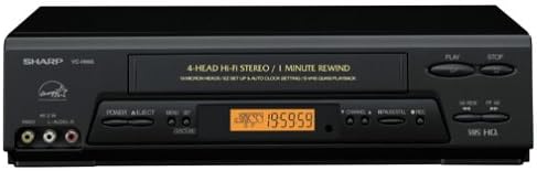 Amazon Com Sharp Vc H965u 4 Head Hi Fi Vcr Electronics