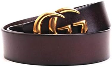Fashion Retro Wild Leather Letter Buckle Belt For Men/Women