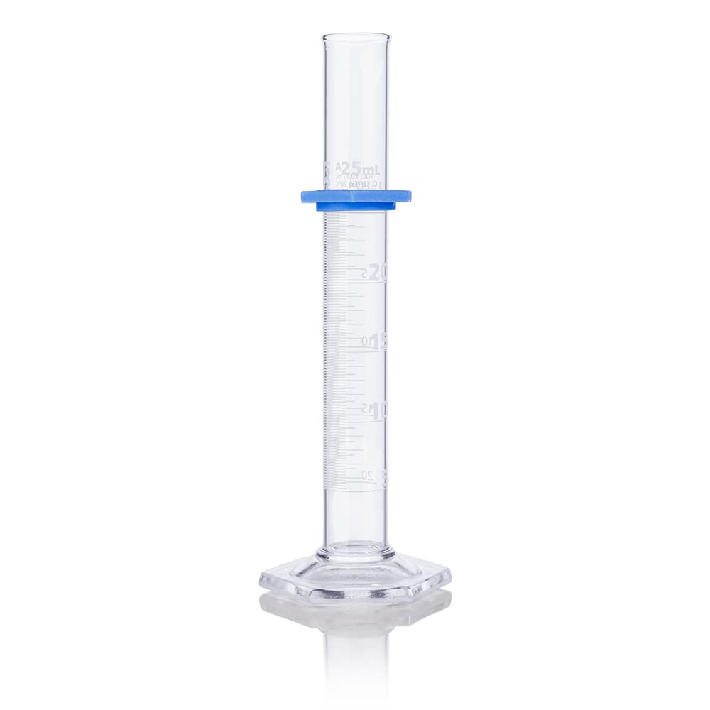 Globe Glass, Graduated Cylinder 8300025 25mL, Class
