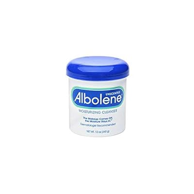 Albolene Moisturizing Cleanser, White, 12 Ounce (Pack of 12)
