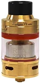Zephyrus V3 Mini Tank Top Fill Mocc Coil RBA Deck + 4ml Glass (Gold)