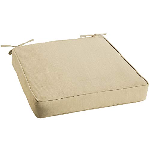 Sorra Home Sunbrella Spectrum Sand Outdoor Cushion, 29 x 27