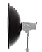 Fovitec - 1x 28 inch Bowens Mount Photography Beauty Dish - [Aluminum][Lightweight][White][Strobe & Monolight Compatible][Grid Not Included]
