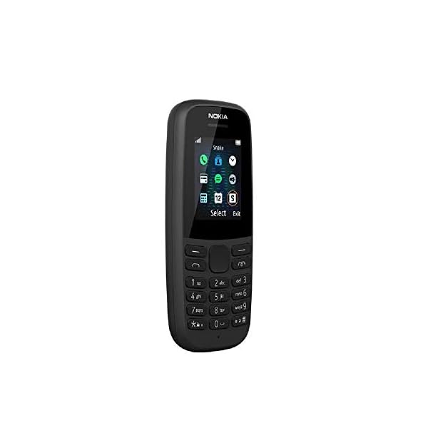 Nokia-105-2019-edition-177-Inch-UK-SIM-Free-Feature-Phone-Single-SIM--Black Nokia 105 (4th Edition) all carriers 1.77 Inch UK SIM Free Feature Phone (Single SIM) – Black