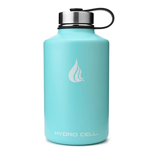 HYDRO CELL Stainless Steel Water Bottle w/ Straw Wide Mouth Lids