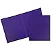 JAM PAPER Heavy Duty Plastic 2 Pocket Extra Tough School Folders - Assorted Fashion Colors - 6/Pack