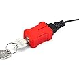 Zing Green Products 7397 Electrical Plug Lockout Device for Electrical Cord, Fits 2- and 3-Pronged Plugs, Keyed Different, Includes 2 Keys, Red