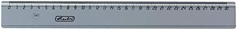 Herlitz Lineal aus transparenter Kunststoff, 30 cm