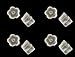 1 X 500 Petal Style and Ridge Style Rubber Earring Backs Combo
