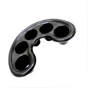 Beauticom Nail Soaking Tray **Acetone Proof** Black Color 2pcs by Beautiful Woman