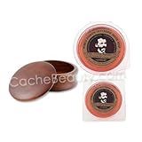 Amber Shave Soap And Kingsley Shave Bowl Dark Wood
