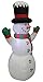 Impact Canopy Inflatable Outdoor Christmas Decoration, Lighted Snow Man, 4 Feet Tall