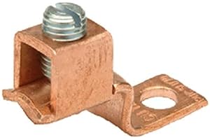 Penn-Union SLU-70 8-2 AWG Copper Solderless Lug- Pack of 10