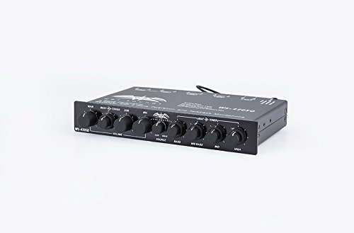 Wet Sounds 4 Band EQ w/ 3 Zone Control, Talk Back mic and AUX Input (Certified Refurbished) - Thumbnail 2