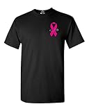 Shop4Ever® Pink Ribbon Pin T-shirt Breast Cancer Awareness Shirts