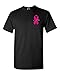 Shop4Ever® Pink Ribbon Pin T-shirt Breast Cancer Awareness Shirts