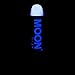 Moon Glow - Blacklight Neon UV Lipstick 0.16oz - White – Glows brightly under Blacklights/UV Lighting!