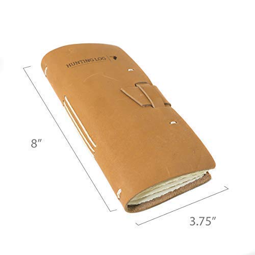Leather Hunting Log Book Designed for Hunters, Record Hunts for All