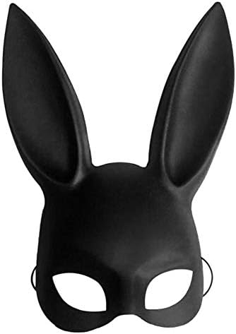 SDGDFXCHN Halloween Cosplay Bunny Mask Halloween Party Costume Ball Bunny Ear Mask