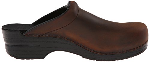 Dansko Women's Sonja Antique Brown/Black Sole Mule 11.5-12 M US