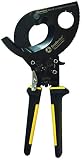 Southwire 58277740 Tools & Equipment CCPR400 Heavy Duty Compact Ratcheting Cable Cutters With Comfort Grip Handles, Easy To Use Quick- Release Lever, Steel Blades cut up to 750 kcmil CU/ 1000 kcmil AL