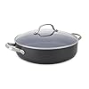 GreenPan-Saute-Pan-with-Two-Side-Handle-Non-Stick-Toxin-Free-Ceramic-Saute-Pan-Induction-Oven-Safe-Cookware-26-cm36-Litre-Grey GreenPan Valencia Pro Hard Anodised Healthy Ceramic Non-Stick 26 cm/3.6 Litre Sauté Pan with Lid and Side Handles, PFAS…