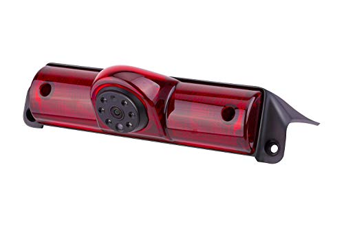 Misayaee Car Third Roof top Mount Brake lamp Camera Brake Light Rear View Backup Camera +7.0 inch TFT Monitor Display Kit for Transporter Express/GMC Savana 2003-2018/Explorer Vans/Chevy Express Kit