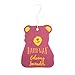Happy Wax Scented Hanging Car Cub Air Freshener - Cute Car Freshener Infused with Natural Essential Oils. - Assorted 4-Pack (Calming Lavender, Citron Mandarin, Vanilla Orchid, Coastal Tide)
