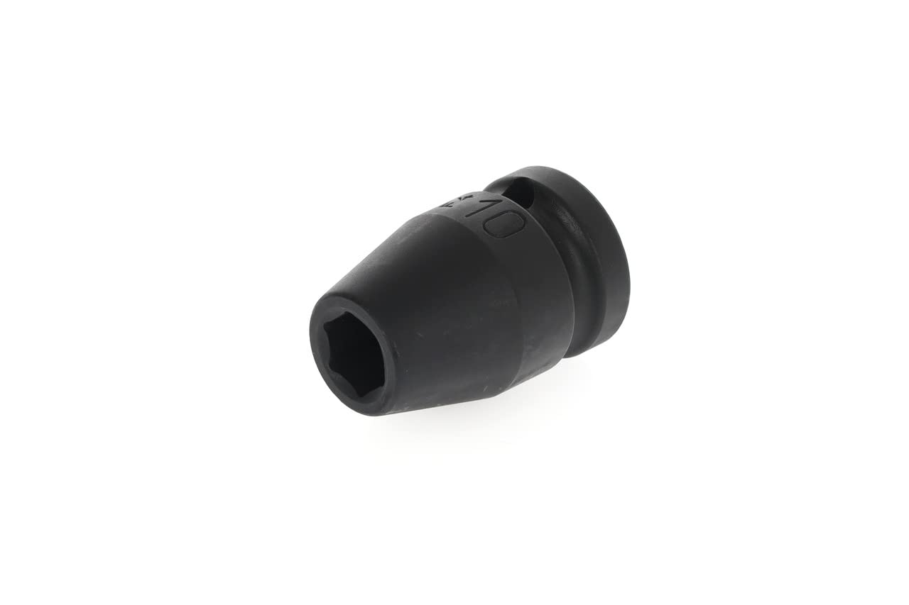 GEDORE Impact wrench socket, Socket, 1/2" 12.5 mm drive, Hex UD profile, SW 10 mm, Machine-operated, Automotive, K19 10 — image 1