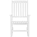 Best Choice Products Indoor Outdoor Traditional Wooden Rocking Chair Furniture w/Slatted Seat and Backrest, White