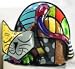 Limited Edition Romero Britto Cat Figurine "Tim"