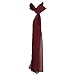 Hat To Socks Chiffon Scarf Sheer Wrap for Women (Burgundy)