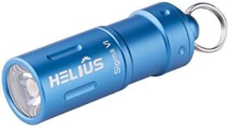 Mini Rechargeable LED Keychain Flashlight-Small USB Tactical Waterproof Bright LED Flashlight with 2 Modes Including Rechargeable Battery, Micro USB Cable, Waterproof O-rings and O-Ring (Blue)