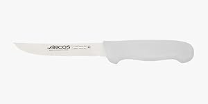 Arcos Ausbeinmesser mit Nitrum Edelstahlklinge 16 cm - Professionelles Fleischermesser zum Schneiden von Knochen und Fleisch - Ergonomischer Griff aus Polypropylen, Serie 2900, Farbe Weiß