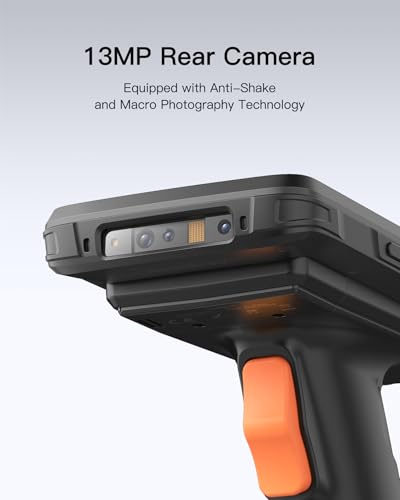 Inateck PDA Android 12, Scanner 1D 2D, 6", IP66, 6500mAh, 4G Wi-Fi 6 | Modulo Scanner Professionale, Octa-Core 4GB 64GB, BT 5.0, 13MP Camera, 125° Impugnatura, SDK Android, per Commercio Magazzino