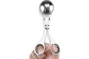 Meatball Scoop Ball-Shaped Clip Making Meat Dumplings Cooking Tongs High Temperature Resistant and Convenient Stainless Steel
