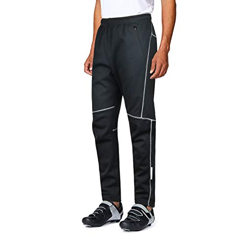 4ucycling Mens Windstopper Casual Outdoor and Multi Sporting Pants Fleeced