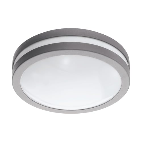 EGLO connect LED lampada da esterno Locana-C, luce smart home per parete