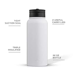 JoyJolt Triple Insulated Water Bottle with Straw