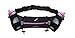 Fitletic  16 Oz Hydration Belt, Black/Pink, Large/X-Large