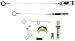 Dorman HW2661 Rear Passenger Side Drum Brake Self-Adjuster Repair Kit Compatible with Select Dodge / Ford / Mazda Models