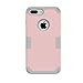 LONTECT for iPhone 7 Plus Case Hybrid Heavy Duty Shockproof Full-Body Protective Case with Dual Layer [Hard PC+ Soft Silicone] Impact Protection for Apple iPhone 7 Plus - Rose Gold/Grey
