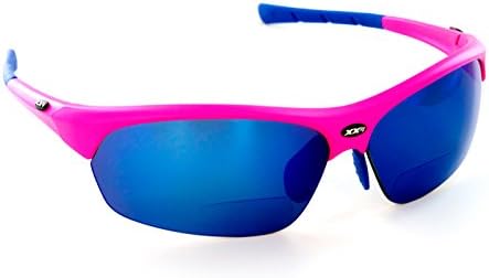 XX2i Optics Men's FRANCE1 Reader Sunglasses Brown Tinted Lens Hyper Pink 1.5