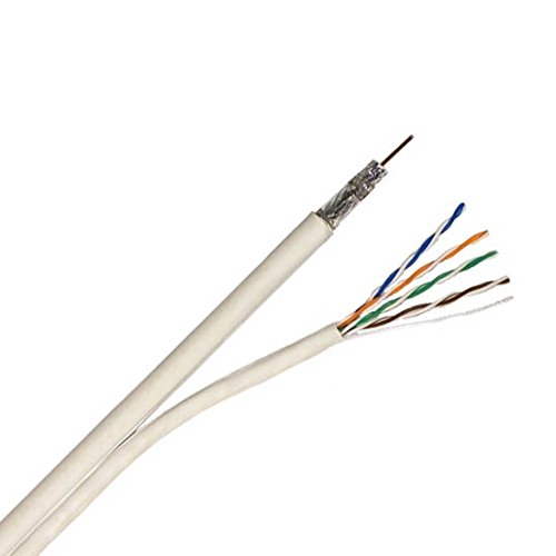 Buy Structured Composite Cable 100' FT One RG6 Quad Shielded Siamese